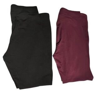 2 Pair of PINK Victoria’s Secret Leggings Women’s Size M Ankle Length